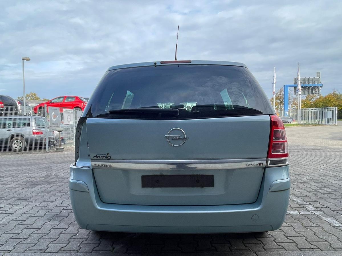 Opel Zafira B original Tür hinten rechts Z21Y Eisbergblaumetallic BJ09